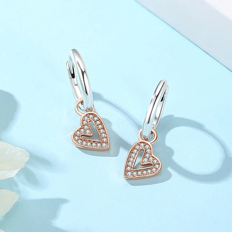 Royal Spark 925 Sterling Silver Crystal Earrings