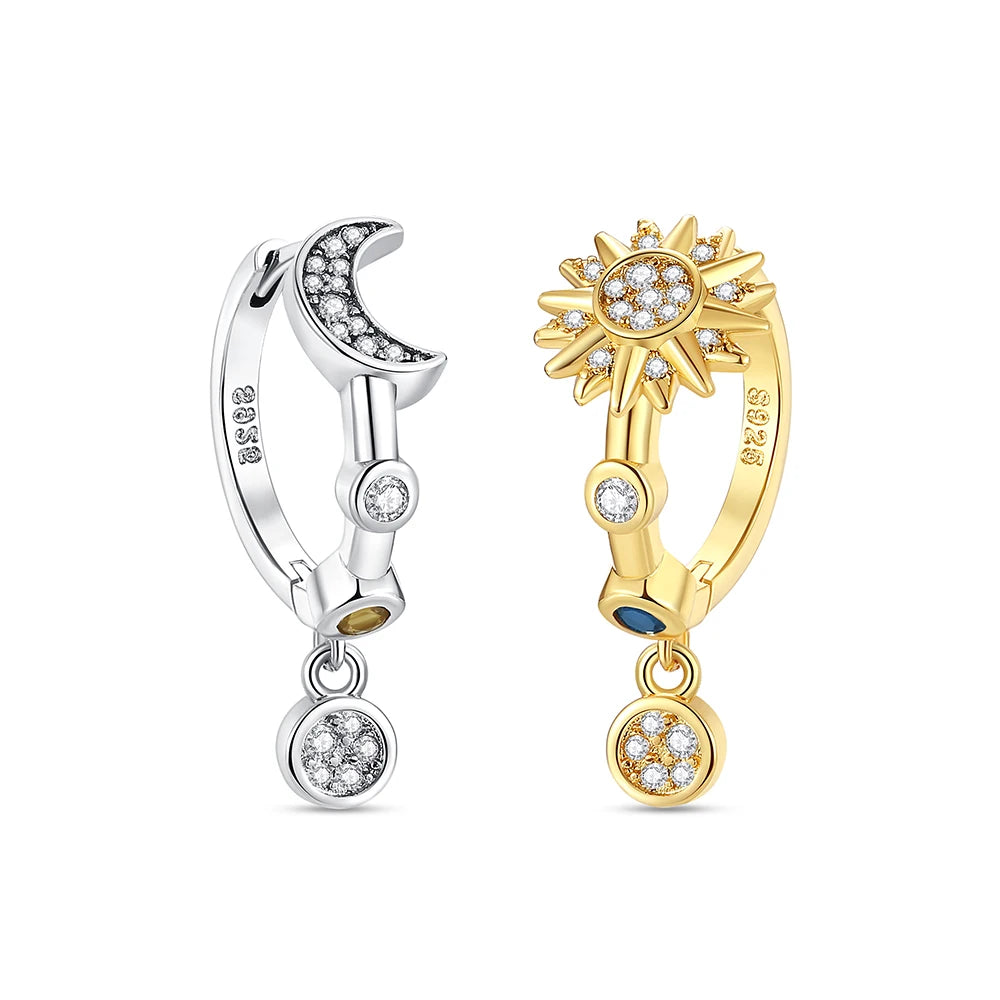 Royal Spark 925 Sterling Silver Crystal Earrings