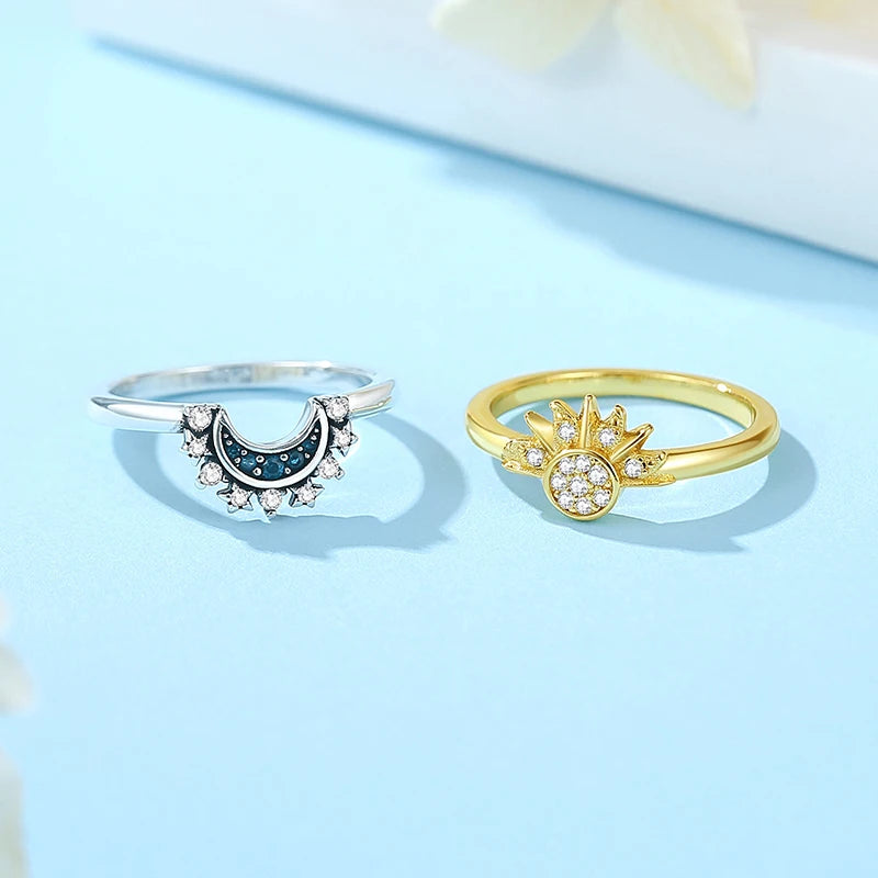 Luxury 925 Sterling Silver Crown Ring
