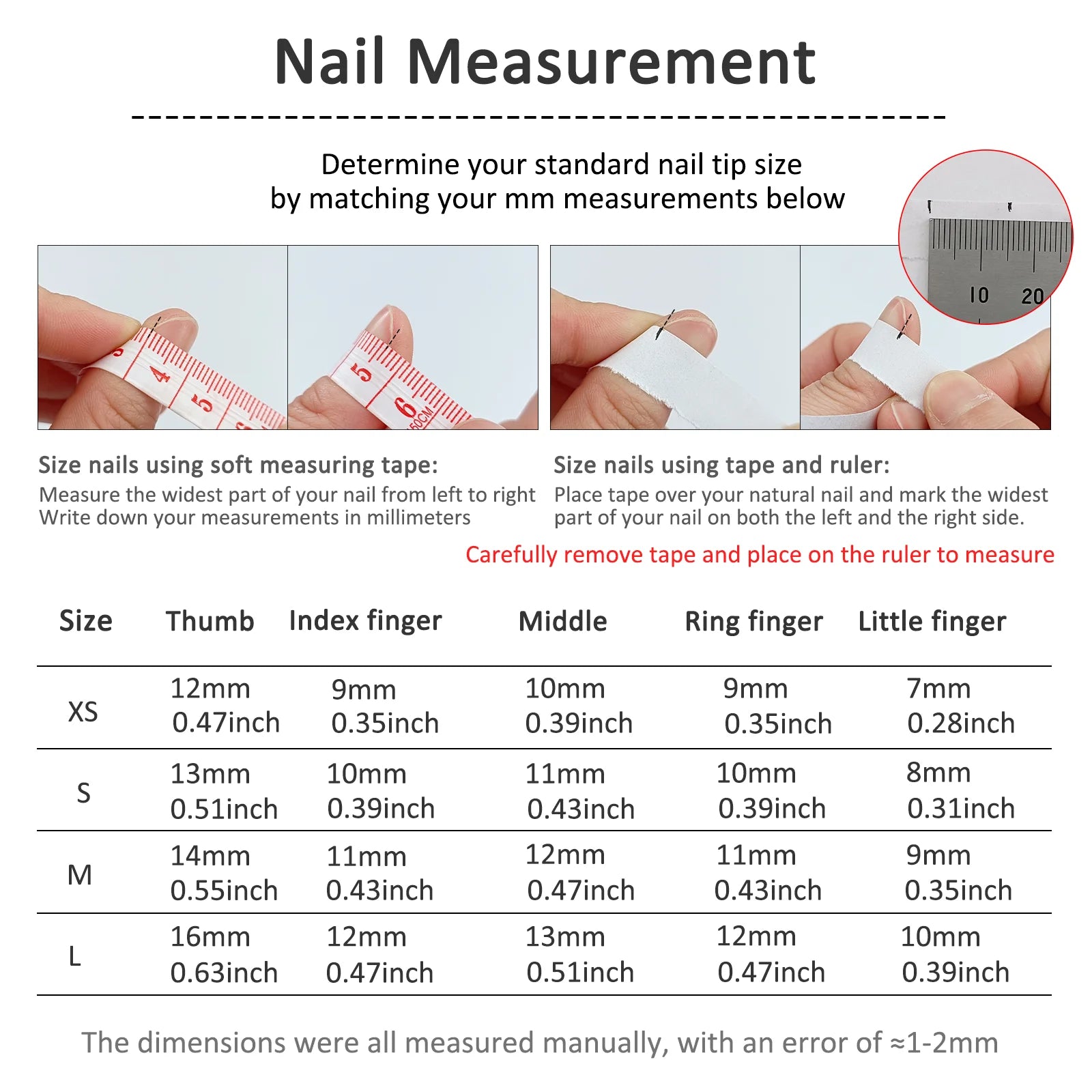 Light Blue Bow Press-On Nails