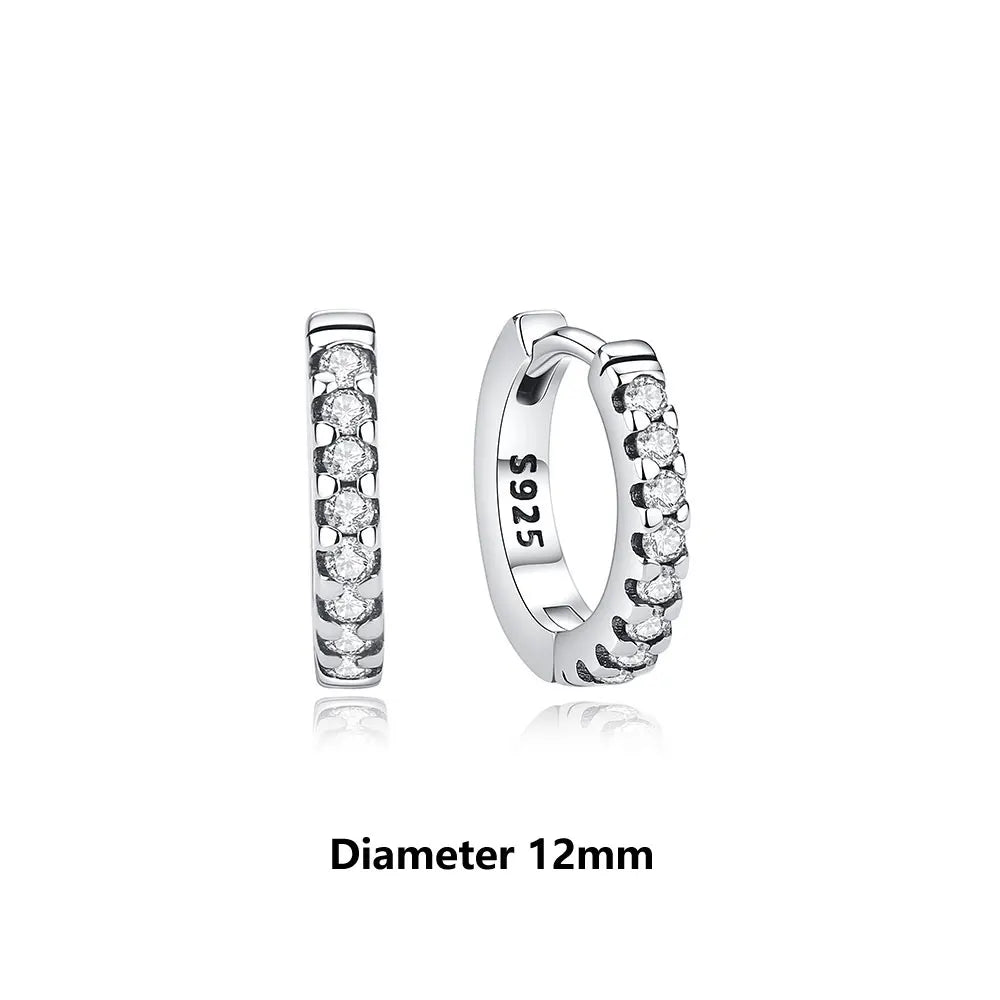 Royal Spark 925 Sterling Silver Crystal Earrings