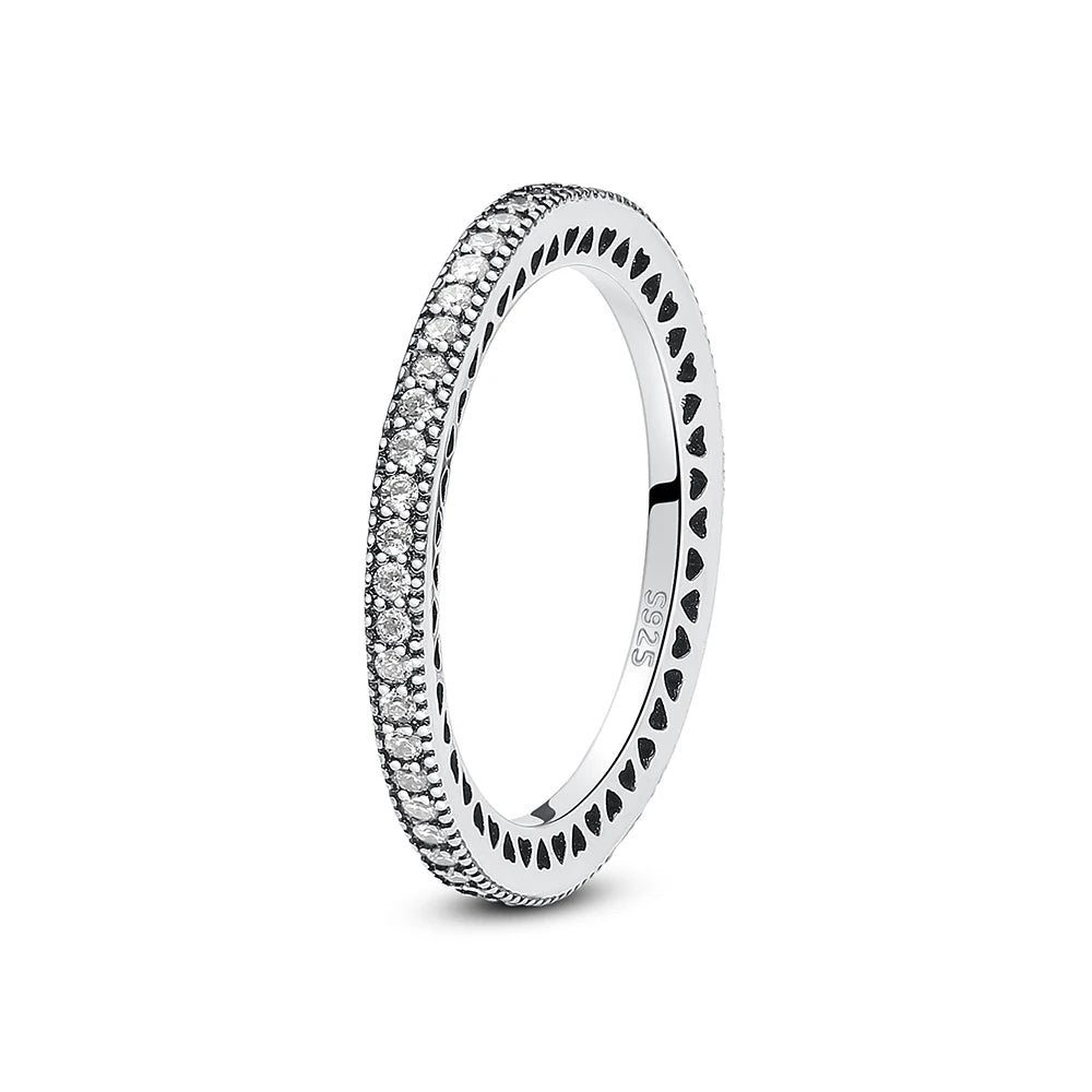 Luxury 925 Sterling Silver Crown Ring