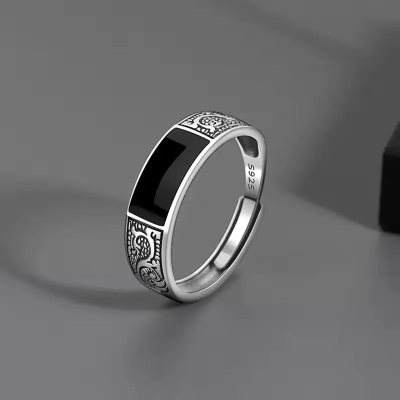 Korean Style Silver Heart Stackable Ring