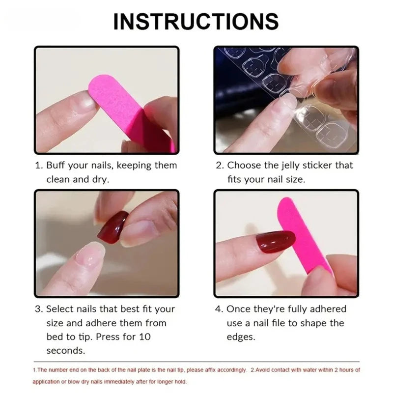 Summer Full-Cover Press-On Nails