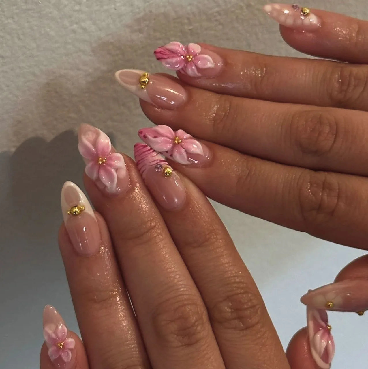 Summer Full-Cover Press-On Nails