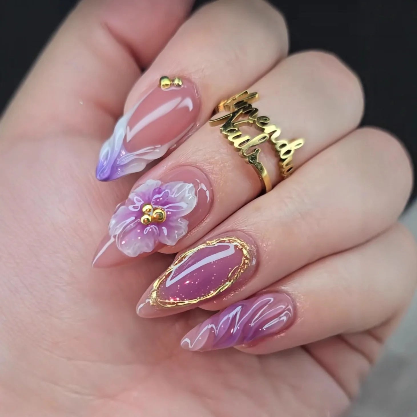 Summer Full-Cover Press-On Nails