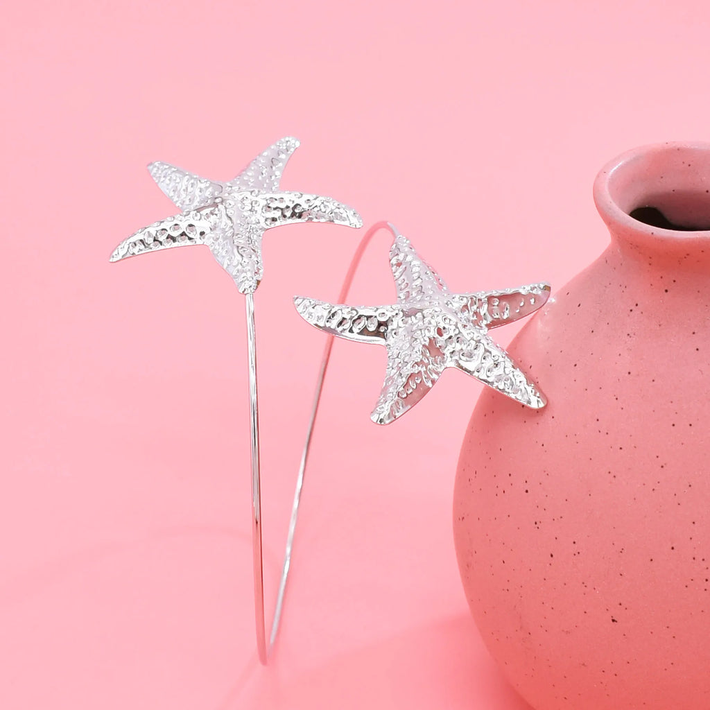 Golden Ocean Starfish Cuff Bracelet