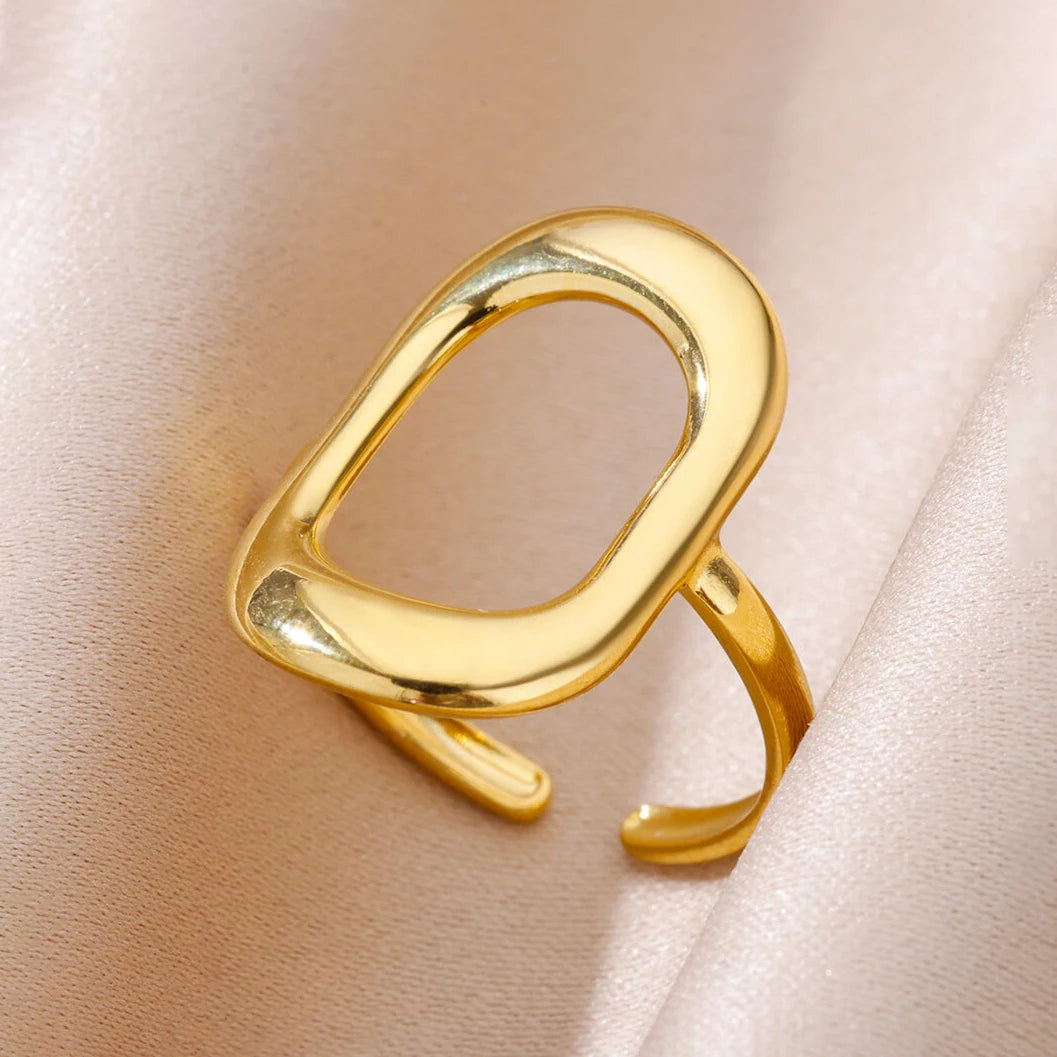 Aesthetic Gold Multi-Row Band