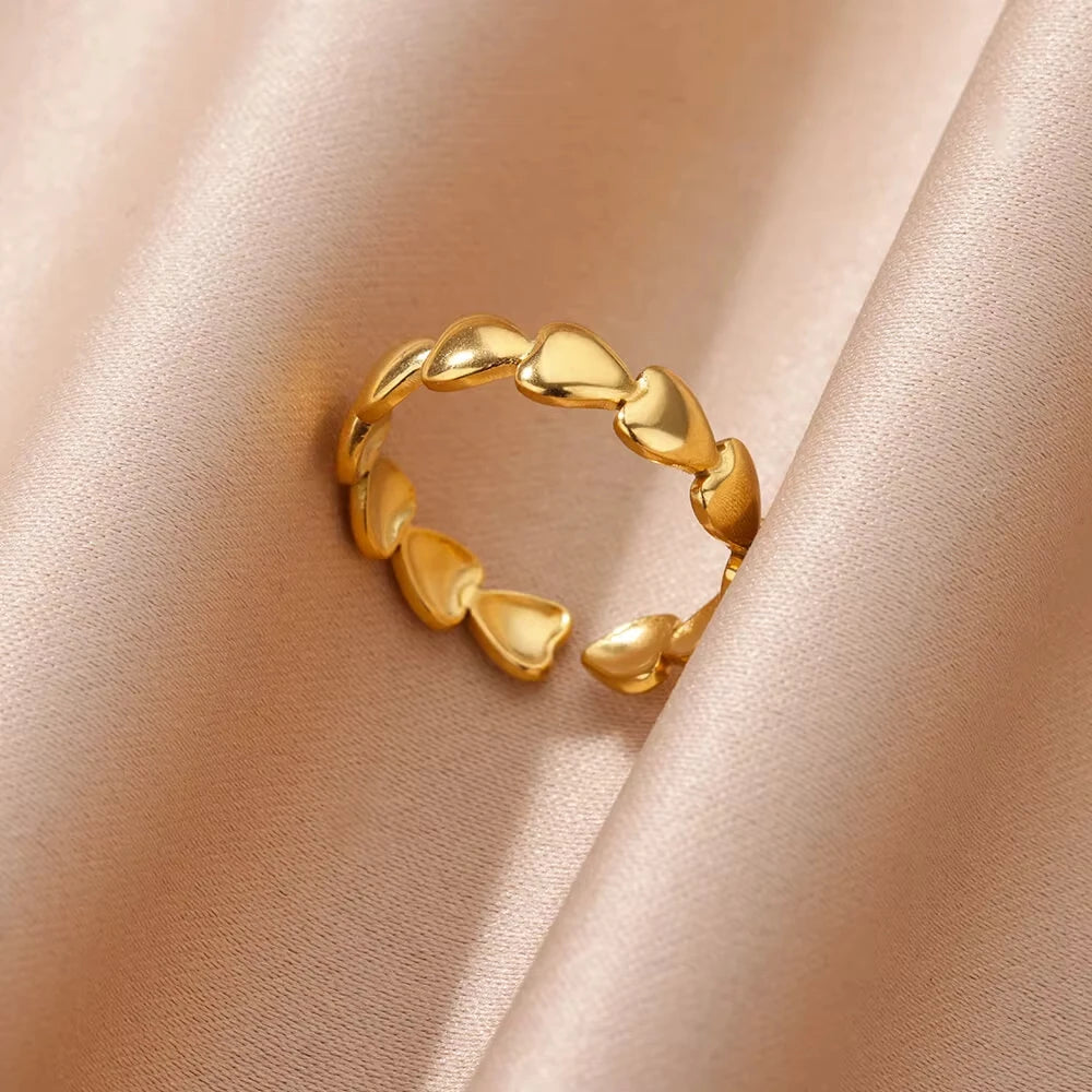 Luxury Zircon Evil Eye Adjustable Ring