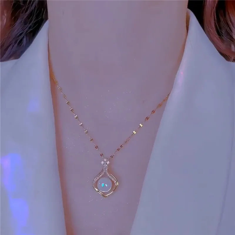 Vintage Gold Butterfly Snake Chain Choker