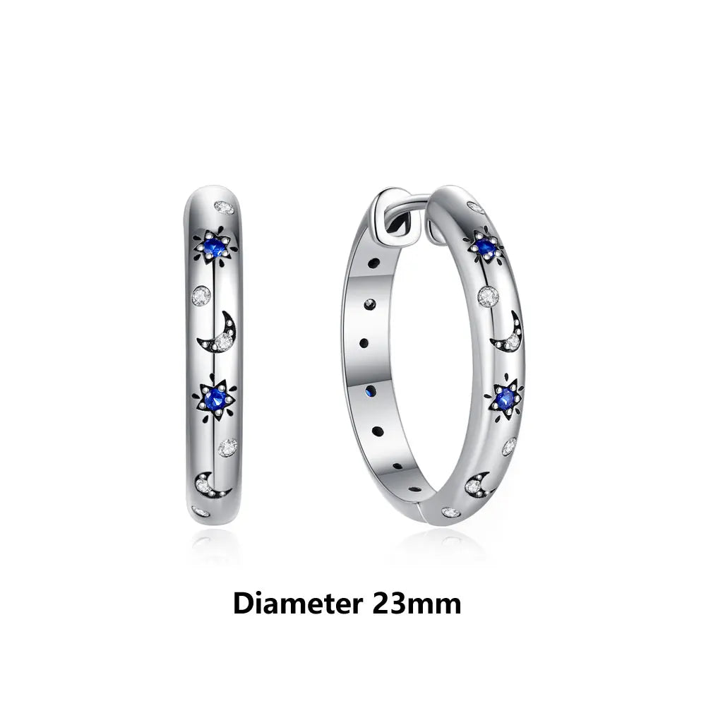 Royal Spark 925 Sterling Silver Crystal Earrings