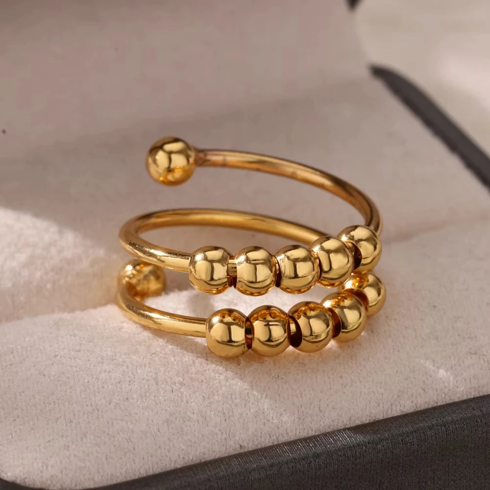 Luxury Zircon Evil Eye Adjustable Ring