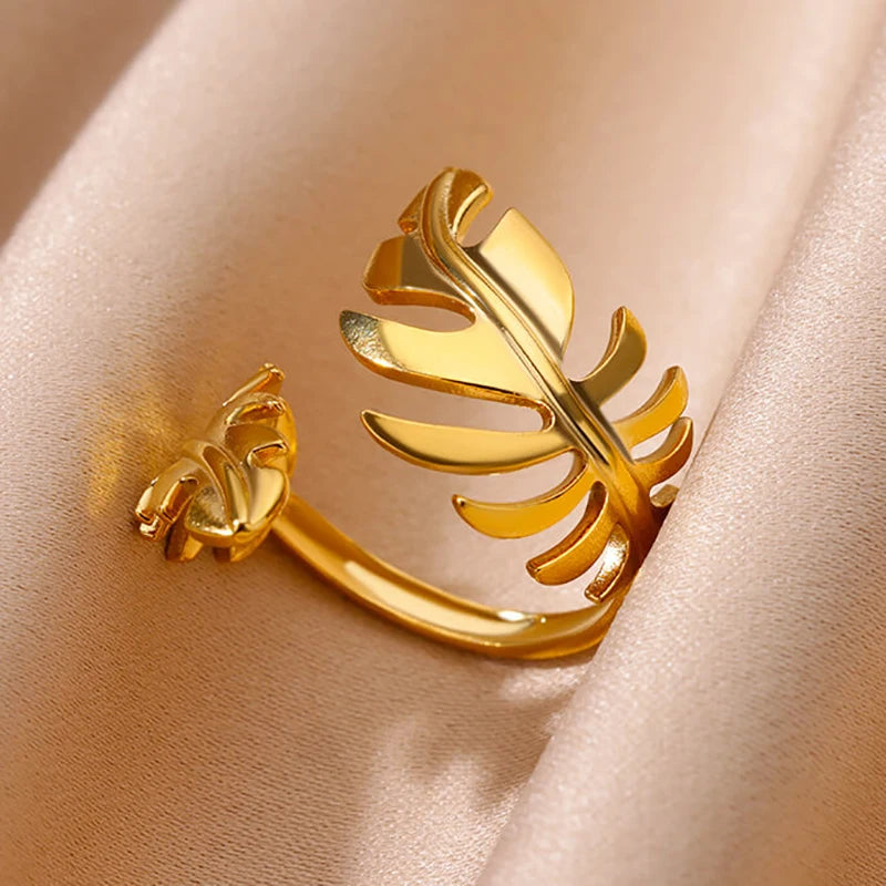 Aesthetic Gold Multi-Row Band