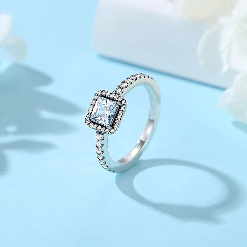 Luxury 925 Sterling Silver Crown Ring