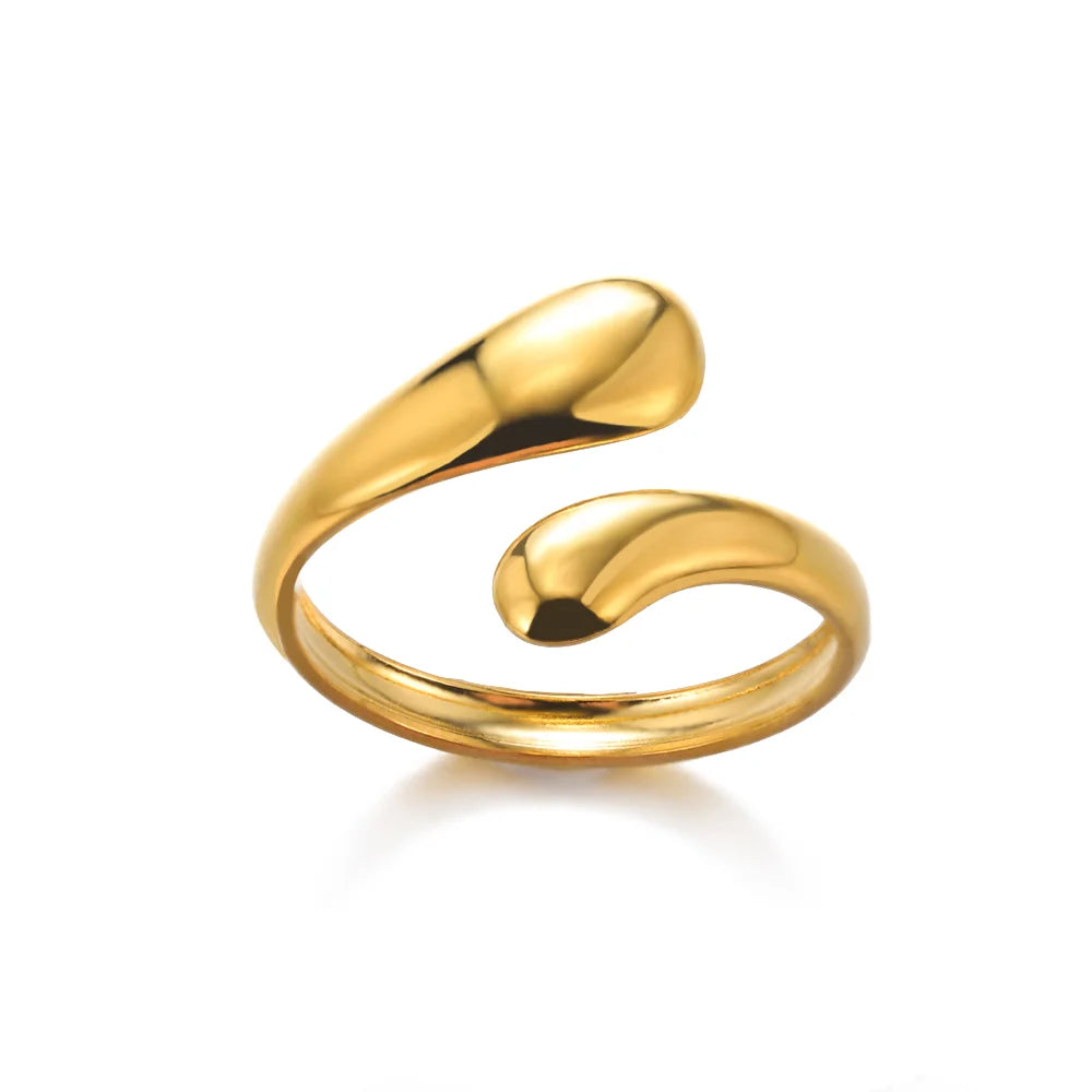Aesthetic Gold Multi-Row Band