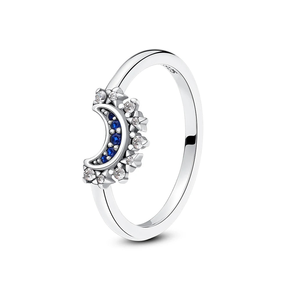 Luxury 925 Sterling Silver Crown Ring