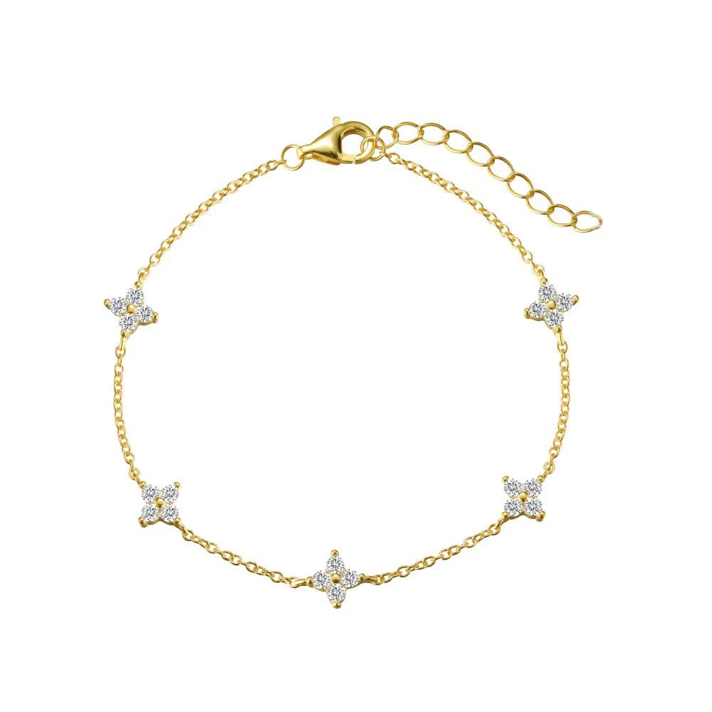 Trendy Leaf Zircon Necklace – Elegant Women’s Chain Jewelry