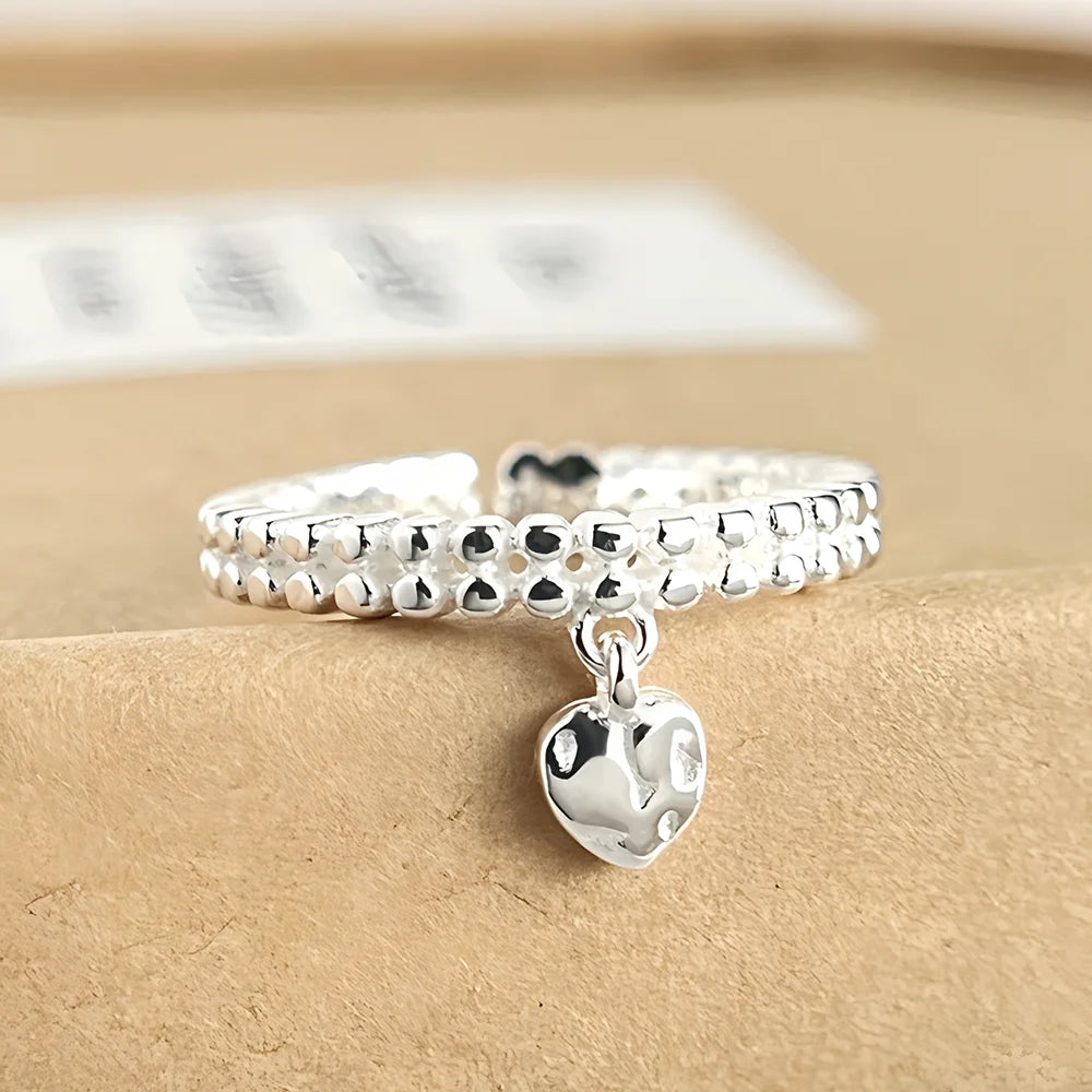 Punk Hollow Line Sterling Silver Ringtable  Jewelry