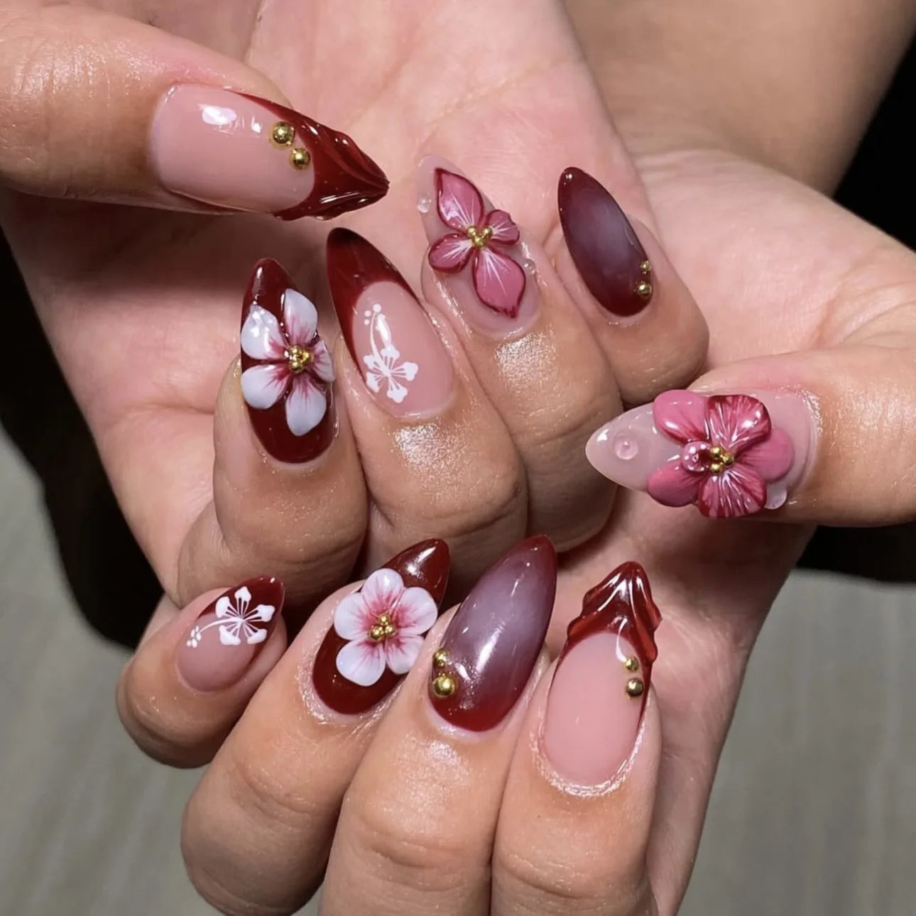 Summer Full-Cover Press-On Nails