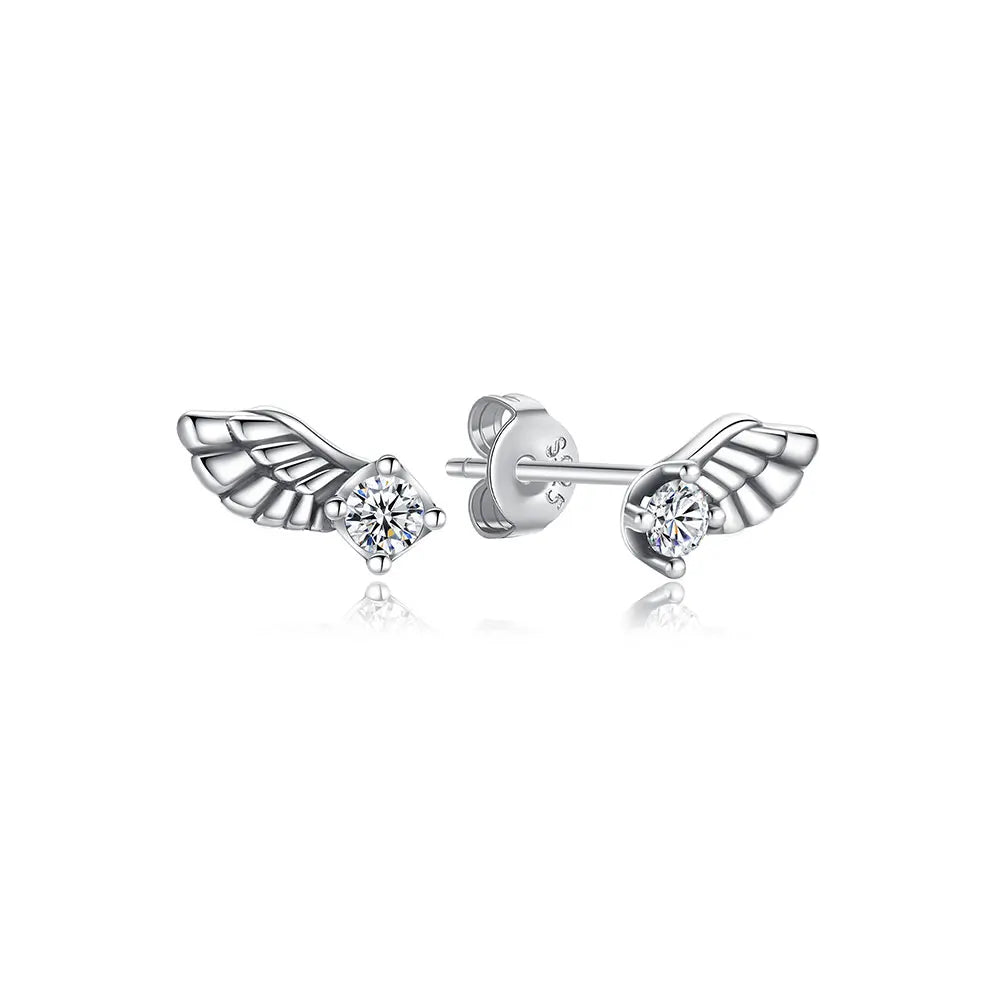 Royal Spark 925 Sterling Silver Crystal Earrings