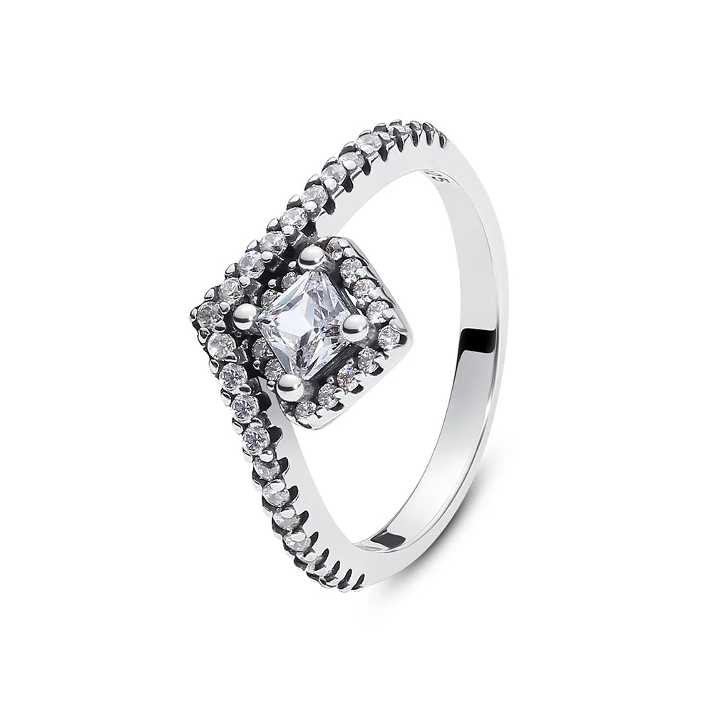 Luxury 925 Sterling Silver Crown Ring
