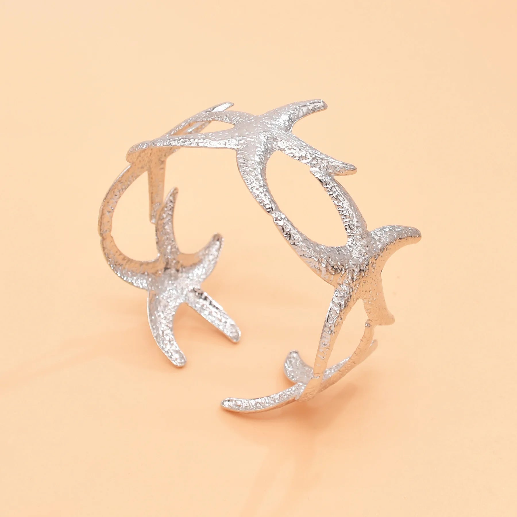 Golden Ocean Starfish Cuff Bracelet