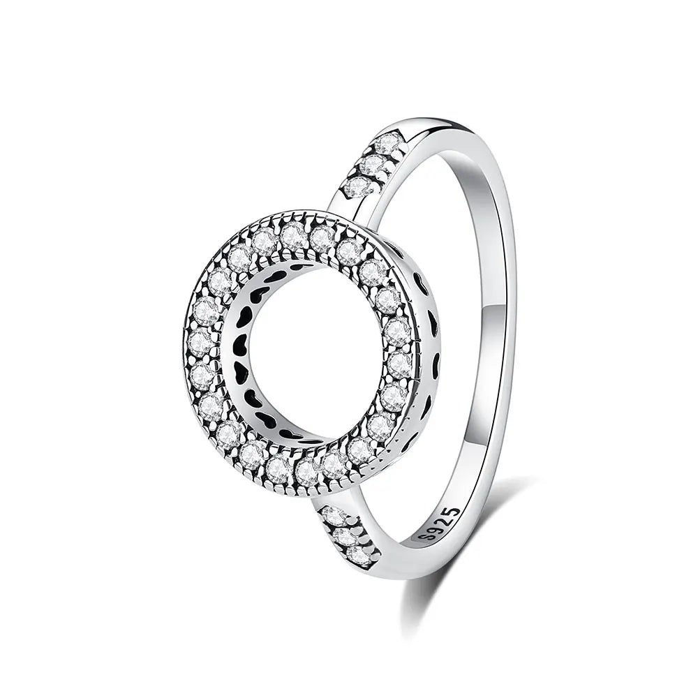 Luxury 925 Sterling Silver Crown Ring