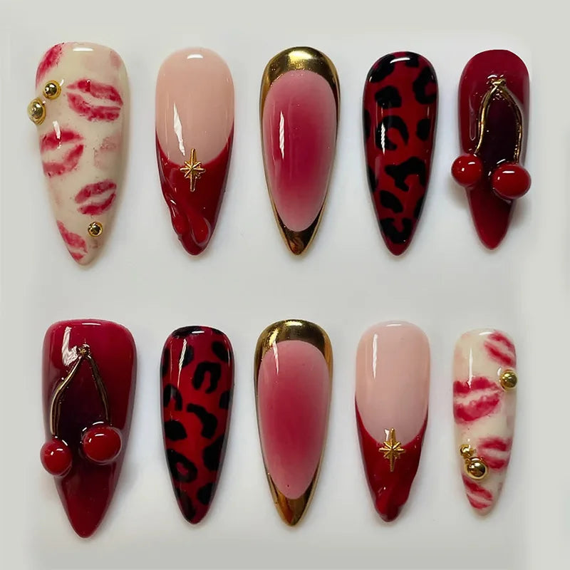 Summer Full-Cover Press-On Nails