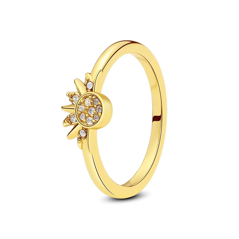 Luxury 925 Sterling Silver Crown Ring