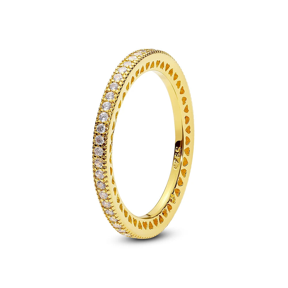 Luxury 925 Sterling Silver Crown Ring
