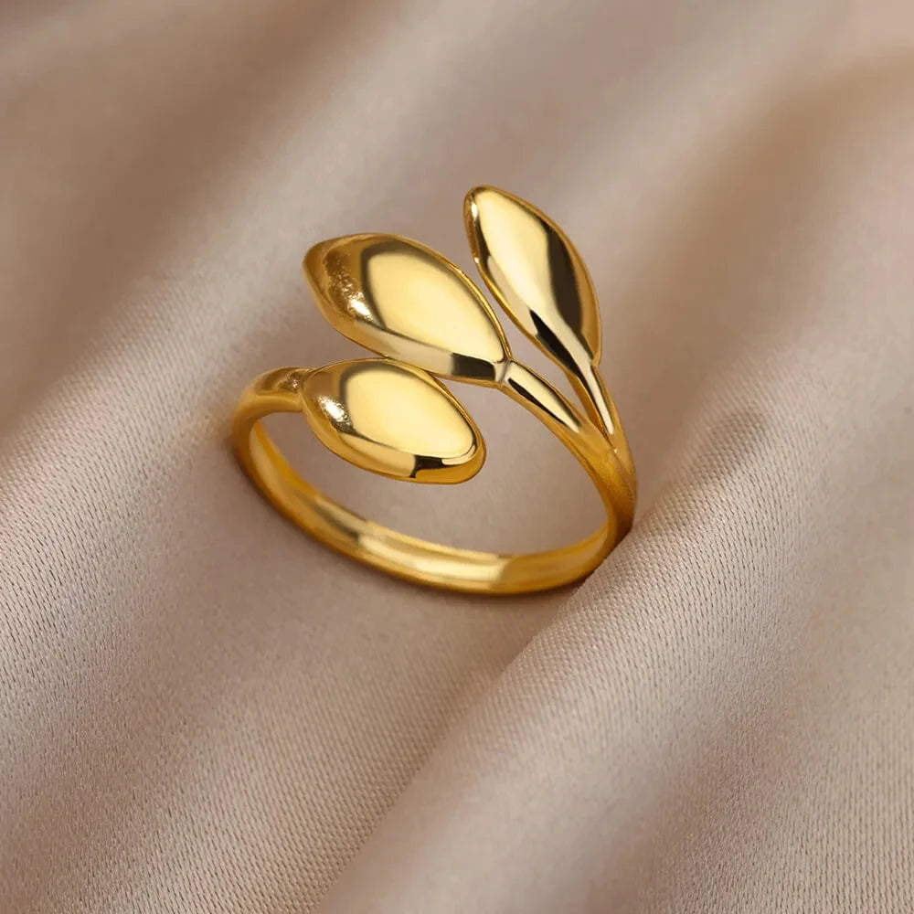 Aesthetic Gold Multi-Row Band
