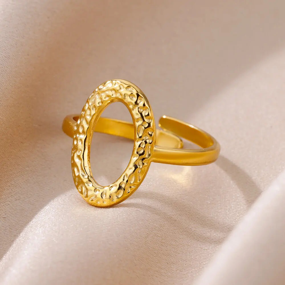 Aesthetic Gold Multi-Row Band