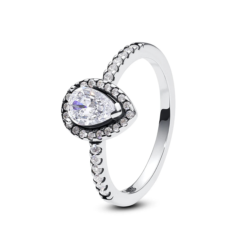 Luxury 925 Sterling Silver Crown Ring