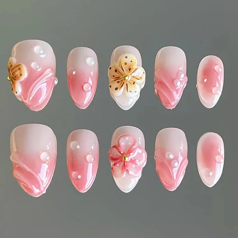 Summer Full-Cover Press-On Nails
