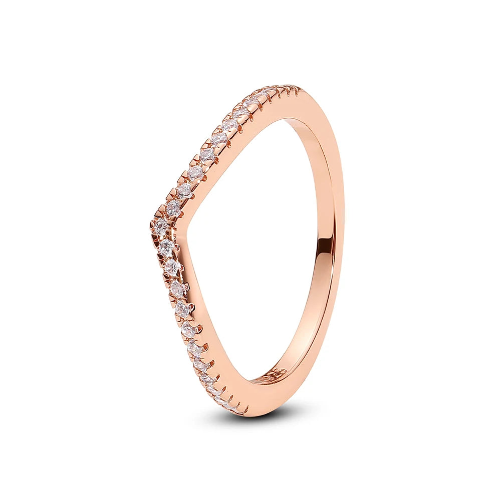 Luxury 925 Sterling Silver Crown Ring