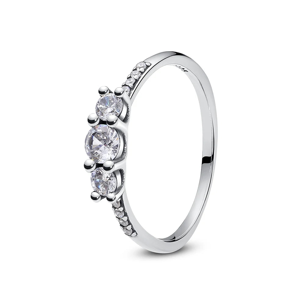 Luxury 925 Sterling Silver Crown Ring