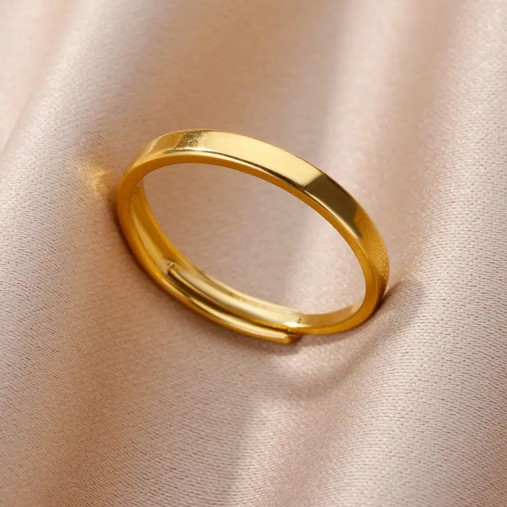 Chunky Geometric Stainless Steel Ring