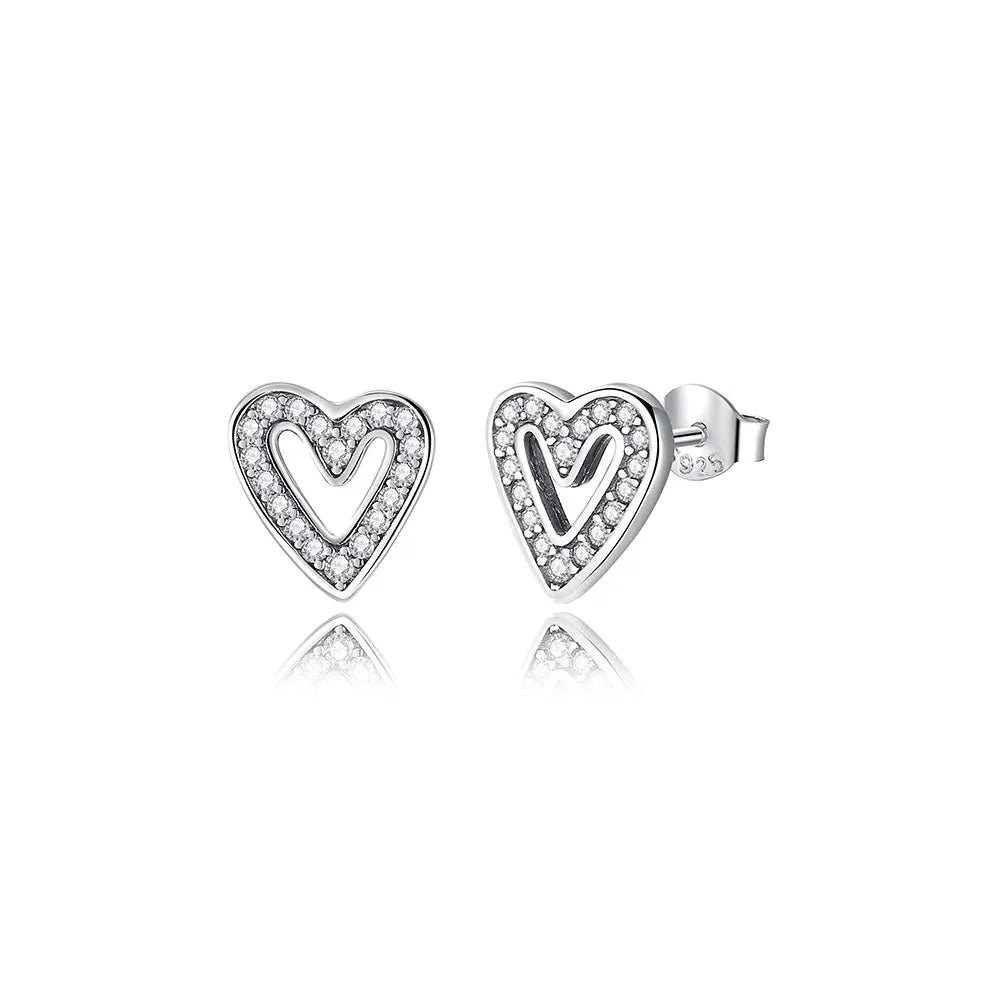 Royal Spark 925 Sterling Silver Crystal Earrings