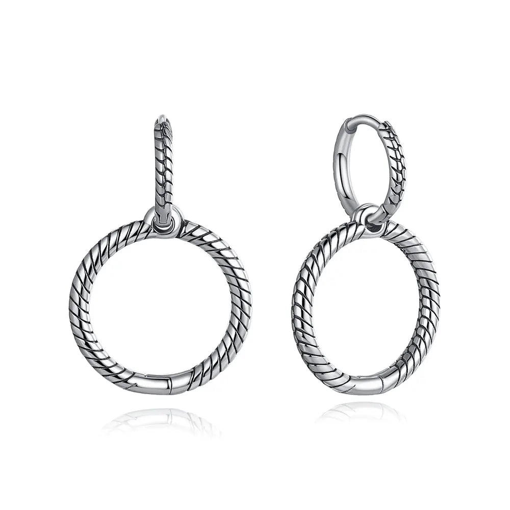 Royal Spark 925 Sterling Silver Crystal Earrings