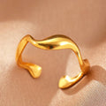 Luxury Zircon Evil Eye Adjustable Ring