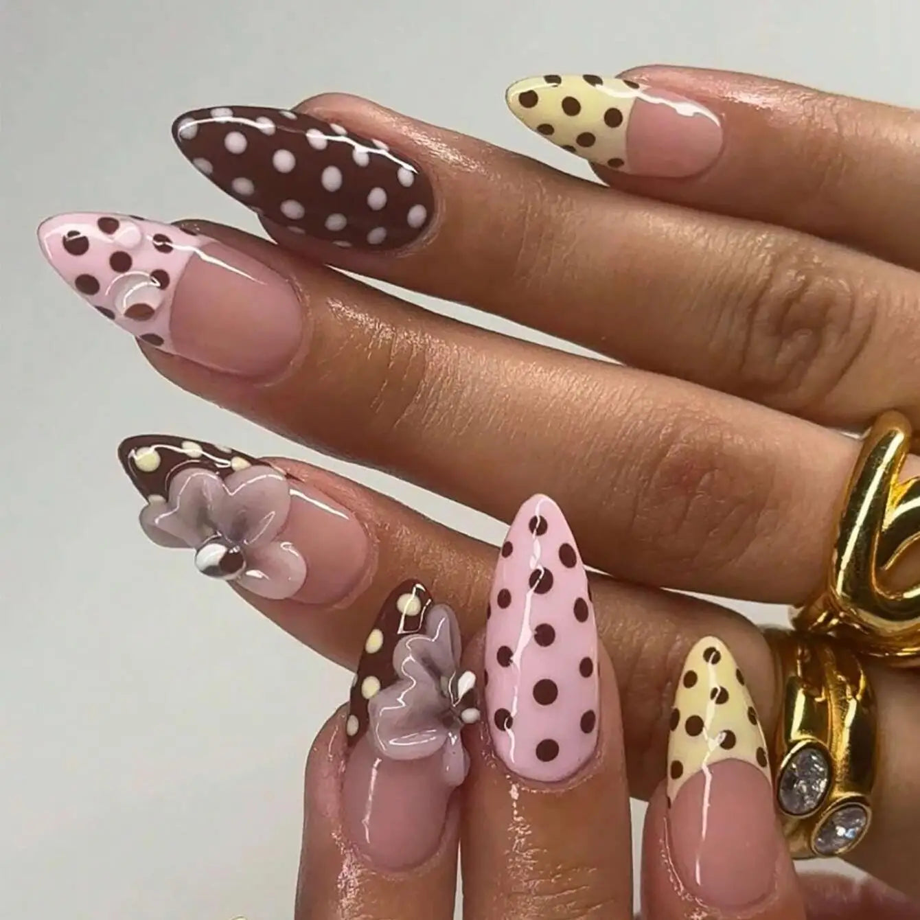 Summer Full-Cover Press-On Nails