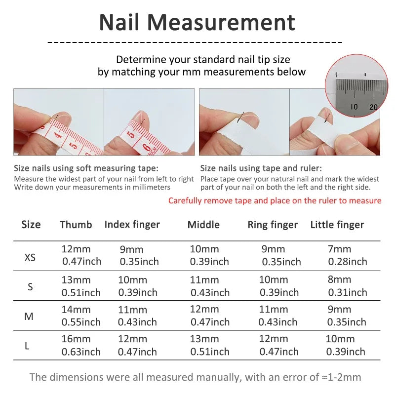 Light Blue Bow Press-On Nails