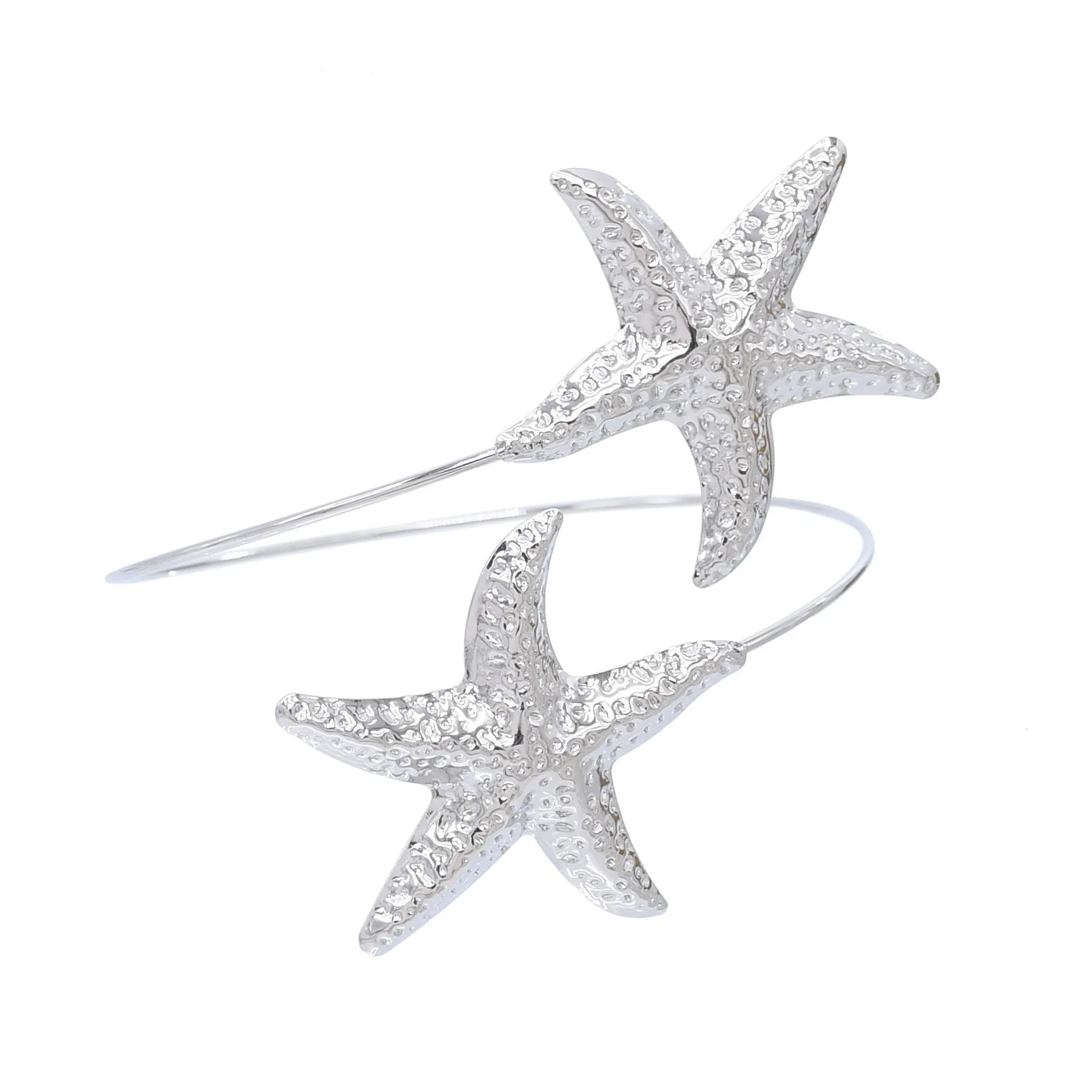 Golden Ocean Starfish Cuff Bracelet