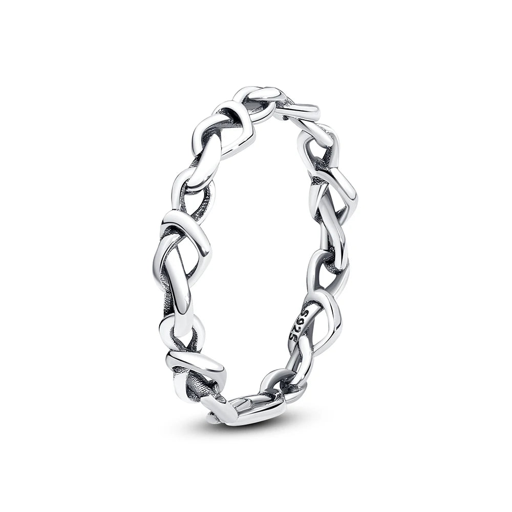 Luxury 925 Sterling Silver Crown Ring