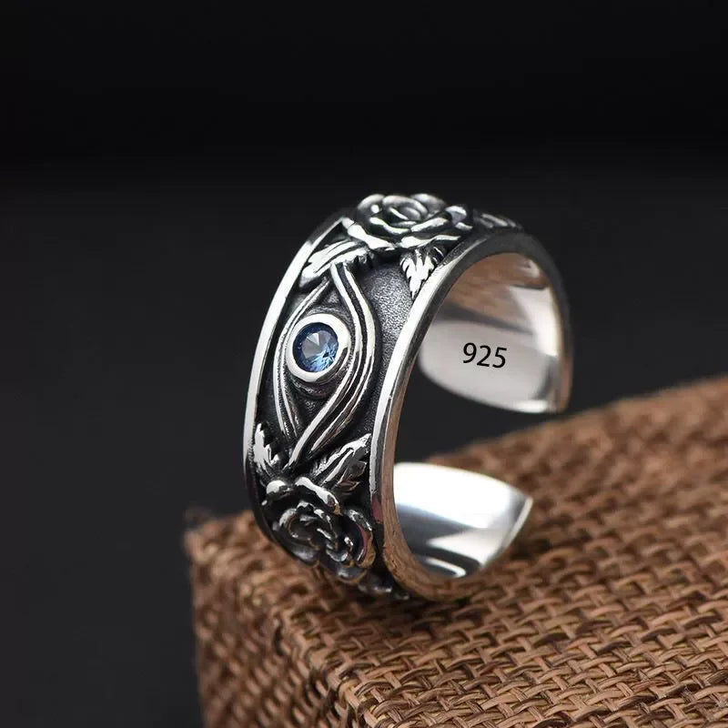 Korean Style Silver Heart Stackable Ring