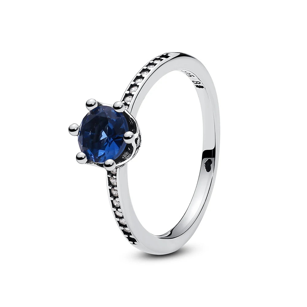 Luxury 925 Sterling Silver Crown Ring