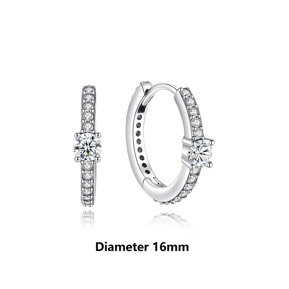Royal Spark 925 Sterling Silver Crystal Earrings