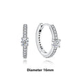 Royal Spark 925 Sterling Silver Crystal Earrings