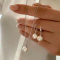 Dainty Pearl Jewelry Set