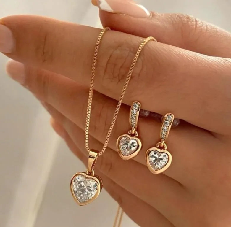 Dainty Pearl Jewelry Set